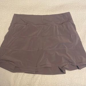 Grey lululemon size 6 tall skirt